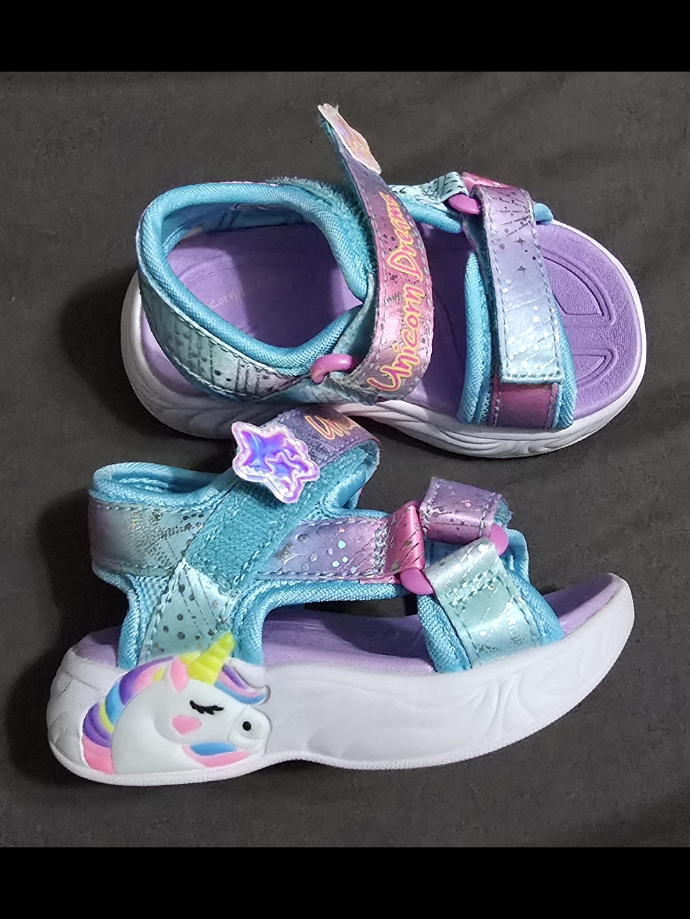 Skechers Unicorn Light-Up Sandals